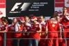 Bild zum Inhalt: Ferrari feiert leidenschaftlich den Heimsieg