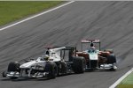 Pedro de la Rosa (Sauber) und Adrian Sutil (Force India) 