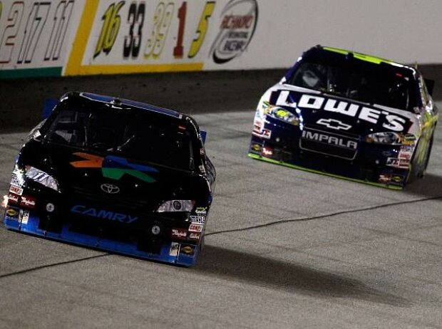 Jimmie Johnson, Denny Hamlin Jimmie Johnson, Denny Hamlin