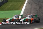 Vitantonio Liuzzi und Adrian Sutil (Force India) 