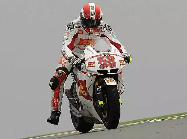 Marco Simoncelli Titel-Bild zur News: Marco Simoncelli