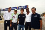 Sergio Hernandez (Proteam) und Jordi Gené (SR) mit Julio García und Niurka Montalvo sowie Ramon Piñeiro