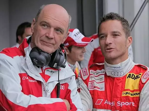 Wolfgang Ullrich (Audi Sportchef), Timo Scheider Titel-Bild zur News: Wolfgang Ullrich (Audi Sportchef), Timo Scheider