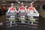 Timo Scheider (Abt-Audi), Martin Tomczyk (Abt-Audi) und Mattias Ekström (Abt-Audi) 