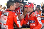 Casey Stoner und Nicky Hayden (Ducati) 