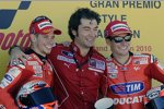 Casey Stoner und Nicky Hayden (Ducati) 