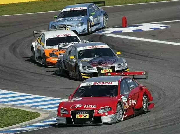 Martin Tomczyk, Mike Rockenfeller, Gary Paffett Titel-Bild zur News: Martin Tomczyk, Mike Rockenfeller, Gary Paffett