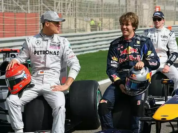 Michael Schumacher, Sebastian Vettel Titel-Bild zur News: Michael Schumacher, Sebastian Vettel