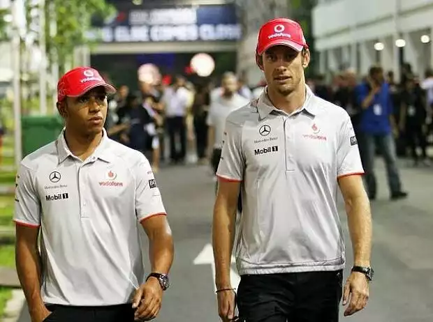 Jenson Button, Lewis Hamilton Titel-Bild zur News: Jenson Button, Lewis Hamilton