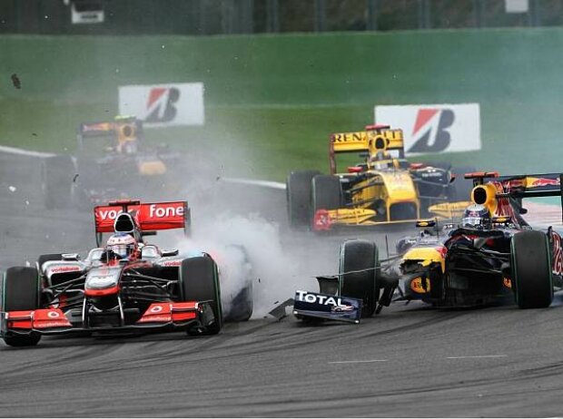 Jenson Button und Sebastian Vettel