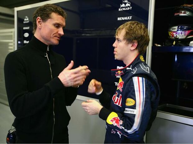 Titel-Bild zur News: David Coulthard und Sebastian Vettel, Circuit de Jerez