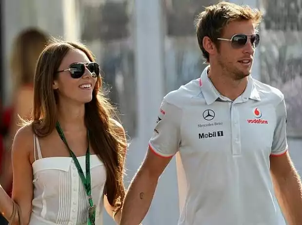 Jenson Button; Jessica Michibata Titel-Bild zur News: Jenson Button; Jessica Michibata