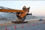 Unfall bei den Bauarbeiten in Yeongam/Südkorea, aufgenommen am 28. September 2010