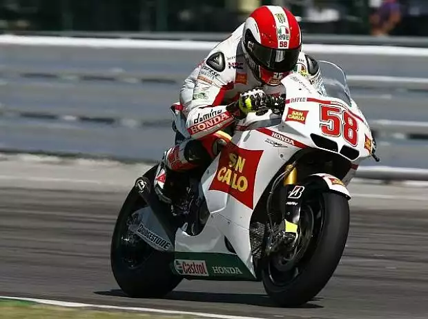 Marco Simoncelli Titel-Bild zur News: Marco Simoncelli