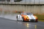 Mike Rockenfeller, Romain Dumas und Timo Bernhard 