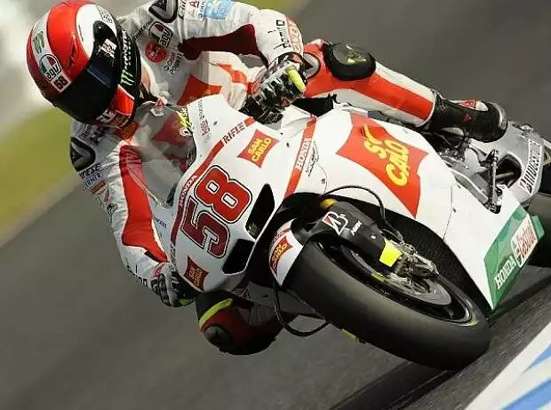 Marco Simoncelli Titel-Bild zur News: Marco Simoncelli
