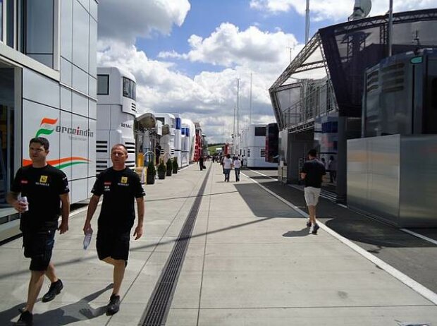 Paddock am Hungaroring Paddock am Hungaroring