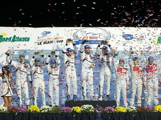 Podium des Petit Le Mans 2010