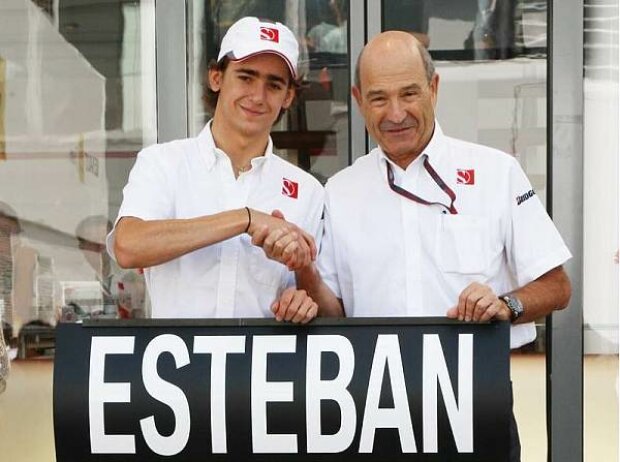 Esteban Gutierrez und Peter Sauber