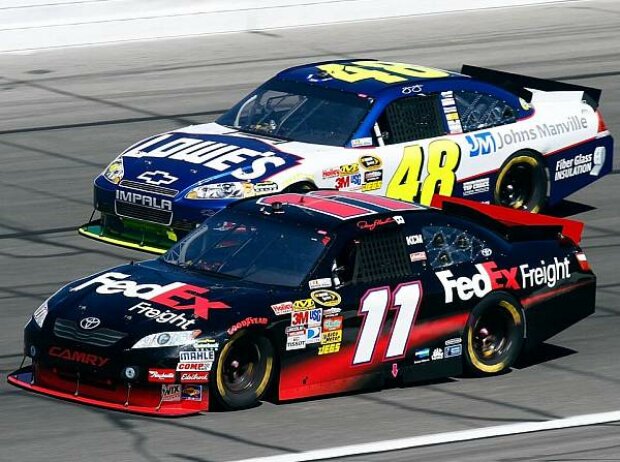 Jimmie Johnson, Denny Hamlin Jimmie Johnson, Denny Hamlin
