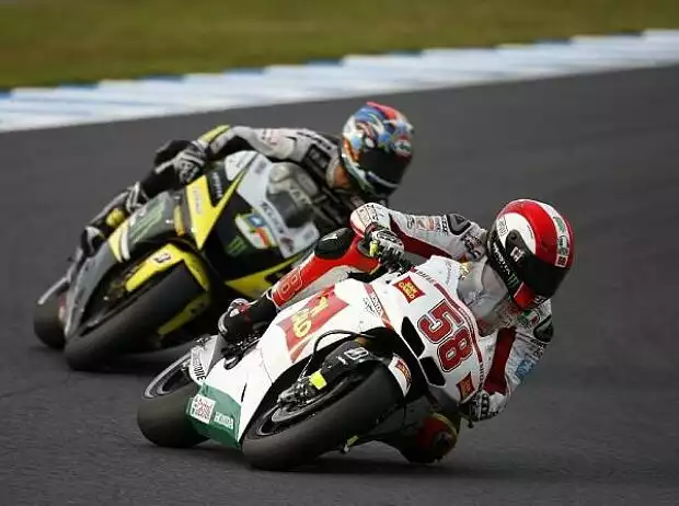 Marco Simoncelli Titel-Bild zur News: Marco Simoncelli