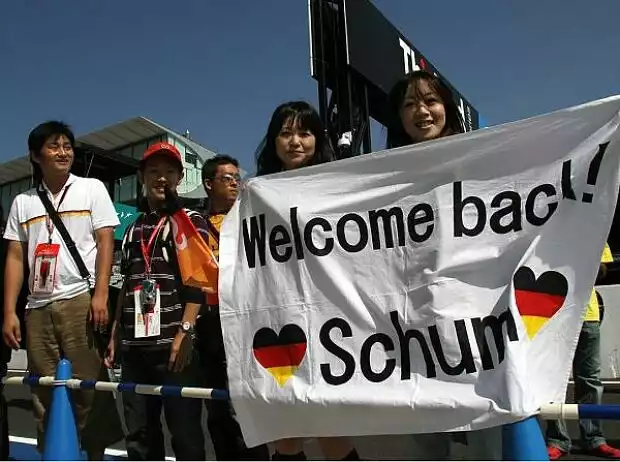 Fans von Michael Schumacher Titel-Bild zur News: Fans von Michael Schumacher