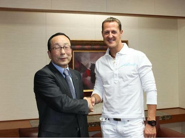 Titel-Bild zur News: Shoshi Arakawa und Michael Schumacher