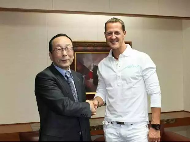 Shoshi Arakawa und Michael Schumacher Titel-Bild zur News: Shoshi Arakawa und Michael Schumacher