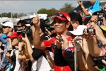 Die Fans erwarten die Formel-1-Stars