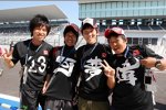 Lokalmatador Kamui Kobayashi (Sauber) wird unterstützt