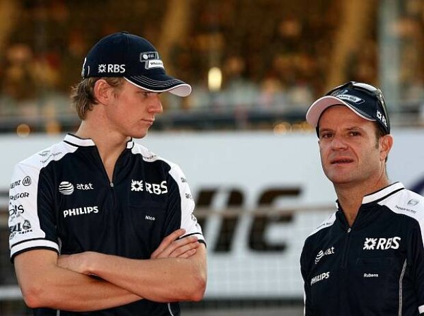 Titel-Bild zur News: Rubens Barrichello, Nico Hülkenberg