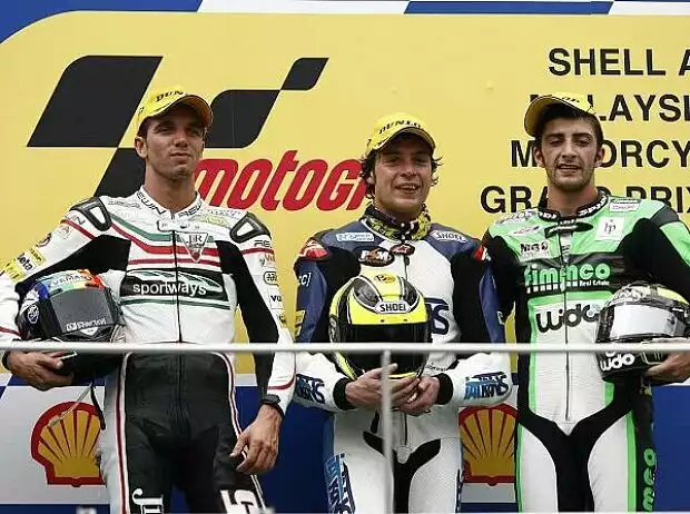 Alex de Angelis, Andrea Iannone, Roberto Rolfo Titel-Bild zur News: Alex de Angelis, Andrea Iannone, Roberto Rolfo