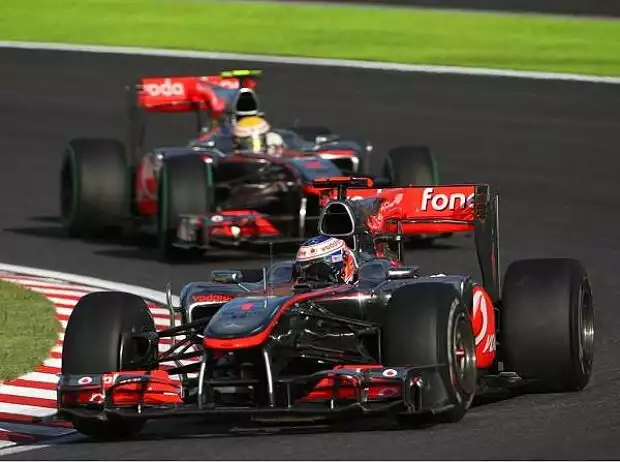 Jenson Button, Lewis Hamilton Titel-Bild zur News: Jenson Button, Lewis Hamilton