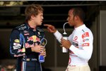 Sebastian Vettel (Red Bull) und Lewis Hamilton (McLaren) 