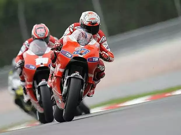 Casey Stoner, Nicky Hayden Titel-Bild zur News: Casey Stoner, Nicky Hayden