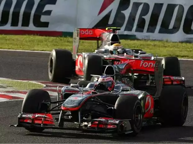 Jenson Button, Lewis Hamilton Titel-Bild zur News: Jenson Button, Lewis Hamilton