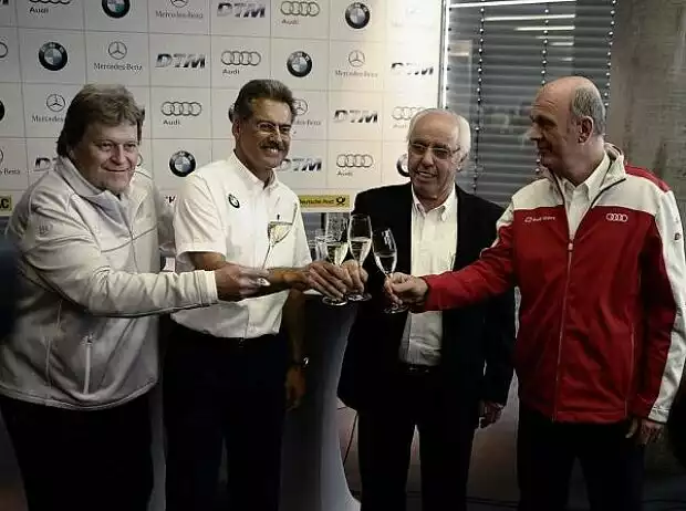 Norbert Haug. Mario Theissen, Hans-Werner Aufrecht, Wolfgang Ullrich Titel-Bild zur News: Norbert Haug. Mario Theissen, Hans-Werner Aufrecht, Wolfgang Ullrich