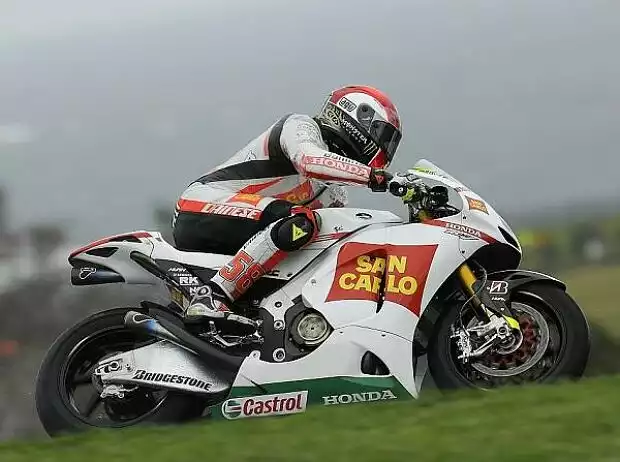 Marco Simoncelli Titel-Bild zur News: Marco Simoncelli