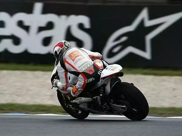 Marco Simoncelli Titel-Bild zur News: Marco Simoncelli