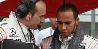 Phil Prew und Lewis Hamilton