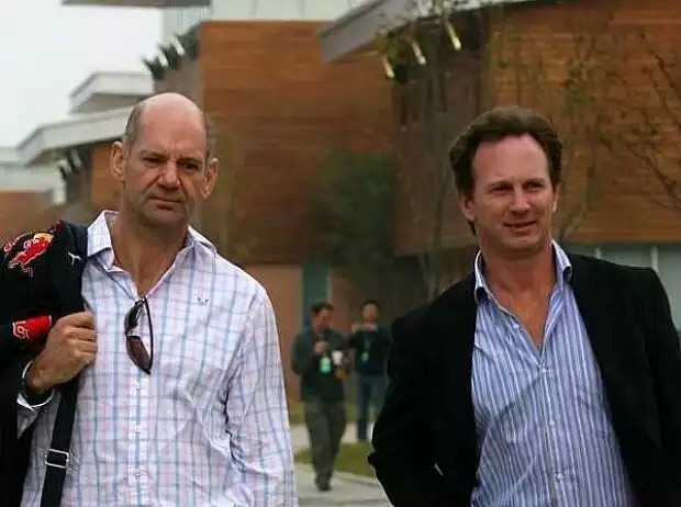 Adrian Newey und Christian Horner Titel-Bild zur News: Adrian Newey und Christian Horner