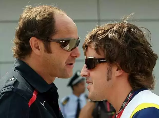 Fernando Alonso, Gerhard Berger Titel-Bild zur News: Fernando Alonso, Gerhard Berger