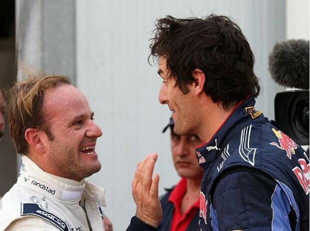 Rubens Barrichello und Mark Webber Rubens Barrichello und Mark Webber
