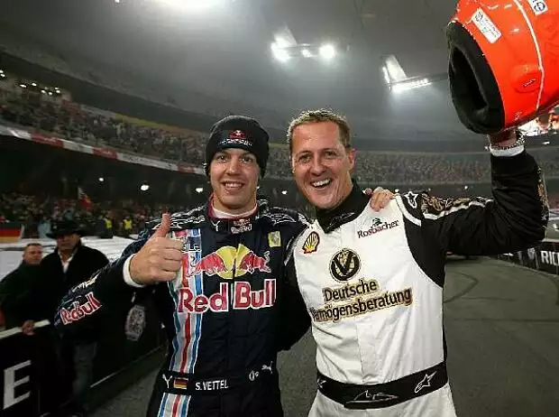 Sebastian Vettel, Michael Schumacher Titel-Bild zur News: Sebastian Vettel, Michael Schumacher