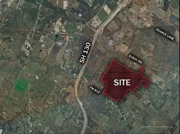 Satellitenbild des Areals in Austin Titel-Bild zur News: Satellitenbild des Areals in Austin