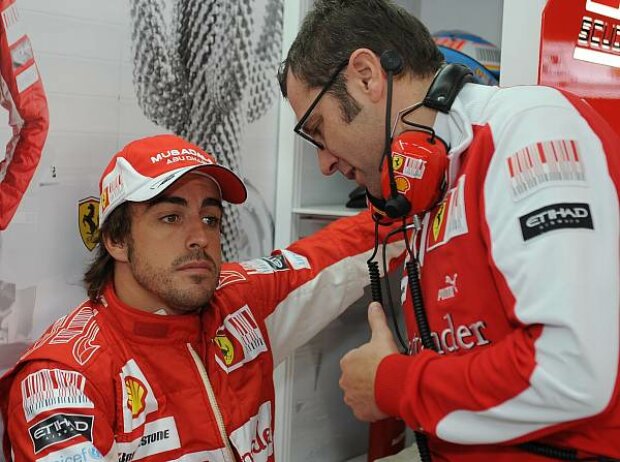 Titel-Bild zur News: Stefano Domenicali (Teamchef), Fernando Alonso