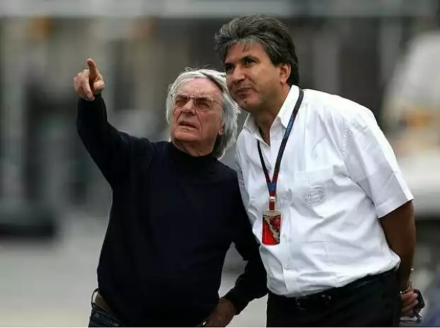 Titel-Bild zur News: Bernie Ecclestone und Pasquale Lattuneddu