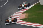 Vitantonio Liuzzi (Force India) und Adrian Sutil (Force India) 