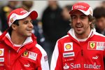 Felipe Massa und Fernando Alonso (Ferrari) 