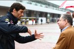 Mark Webber (Red Bull) und FIA-Präsident Jean Todt 